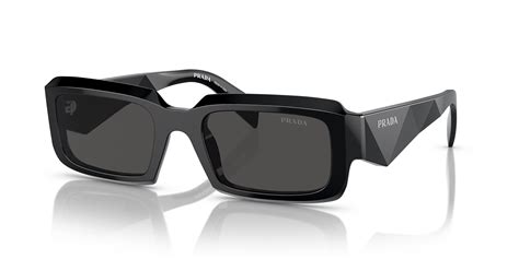 Prada PR 27ZS 54 Dark Grey & Black Sunglasses.